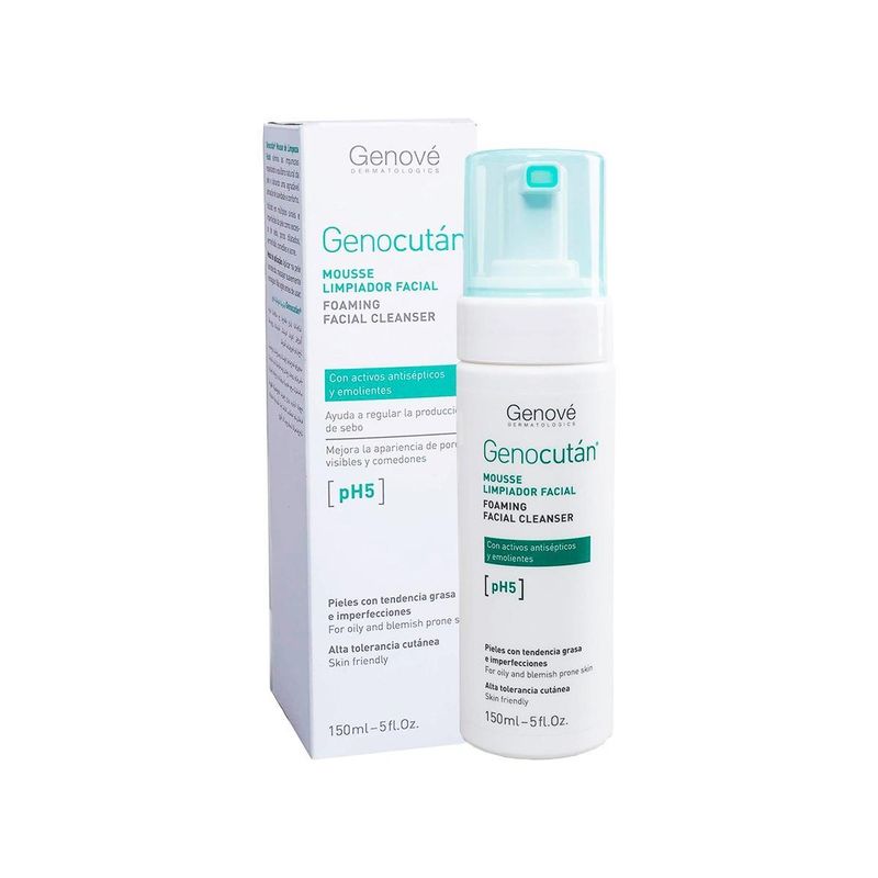 GENOVE GENOCUTAN MOUSSE LIMPIADOR FACIAL 150 ML