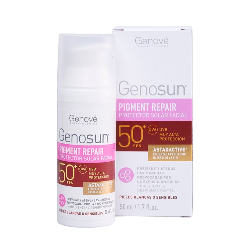 GENOVE GENOSUN PIGMENT REPARADOR PROTECTOR SOLAR FACIAL FPS 50+ 50  ML