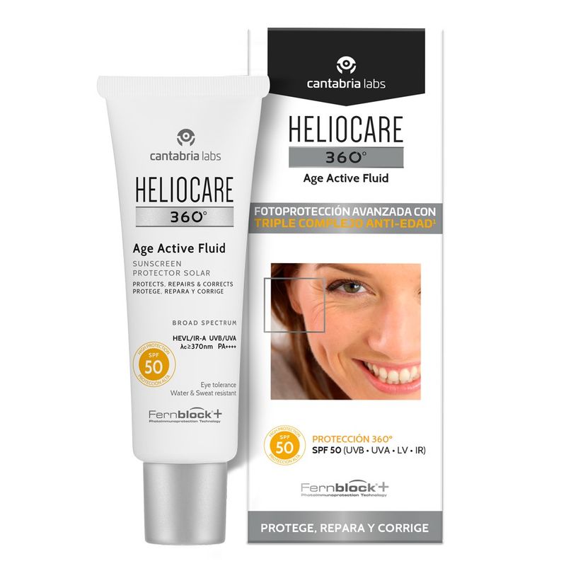 HELIOCARE 360 PROTECTOR SOLAR AGE ACTIVE FLUIDO FPS 50+ 50 ML