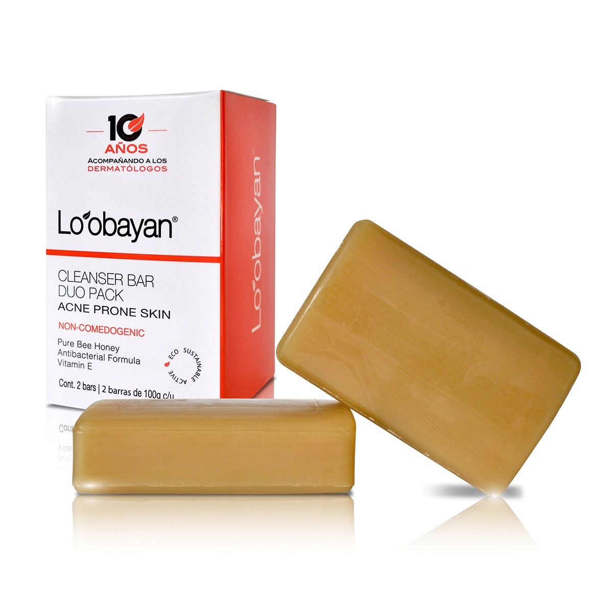 LOOBAYAN BARRA ACNE DUO PACK 100 GRAMOS C/U LOOBAYAN BARRA ACNE DUO PACK 100 GRAMOS C/U