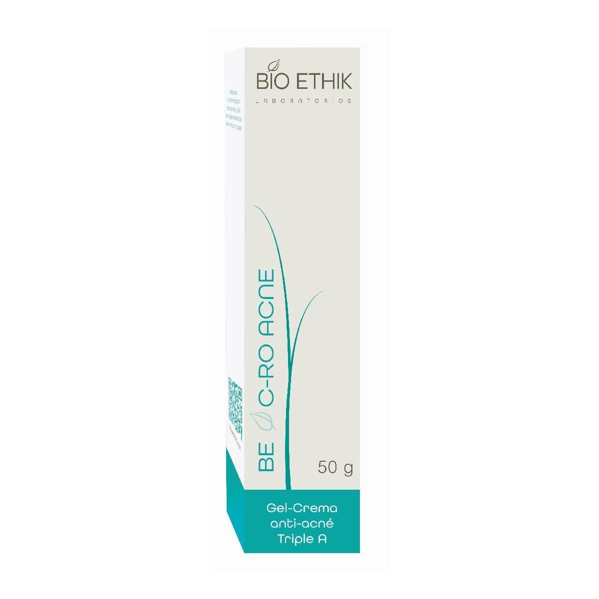 BIO ETHIK BE C-RO ACNE GEL CREMA ANTI-ACNE TRIPLE A 50 GRAMOS