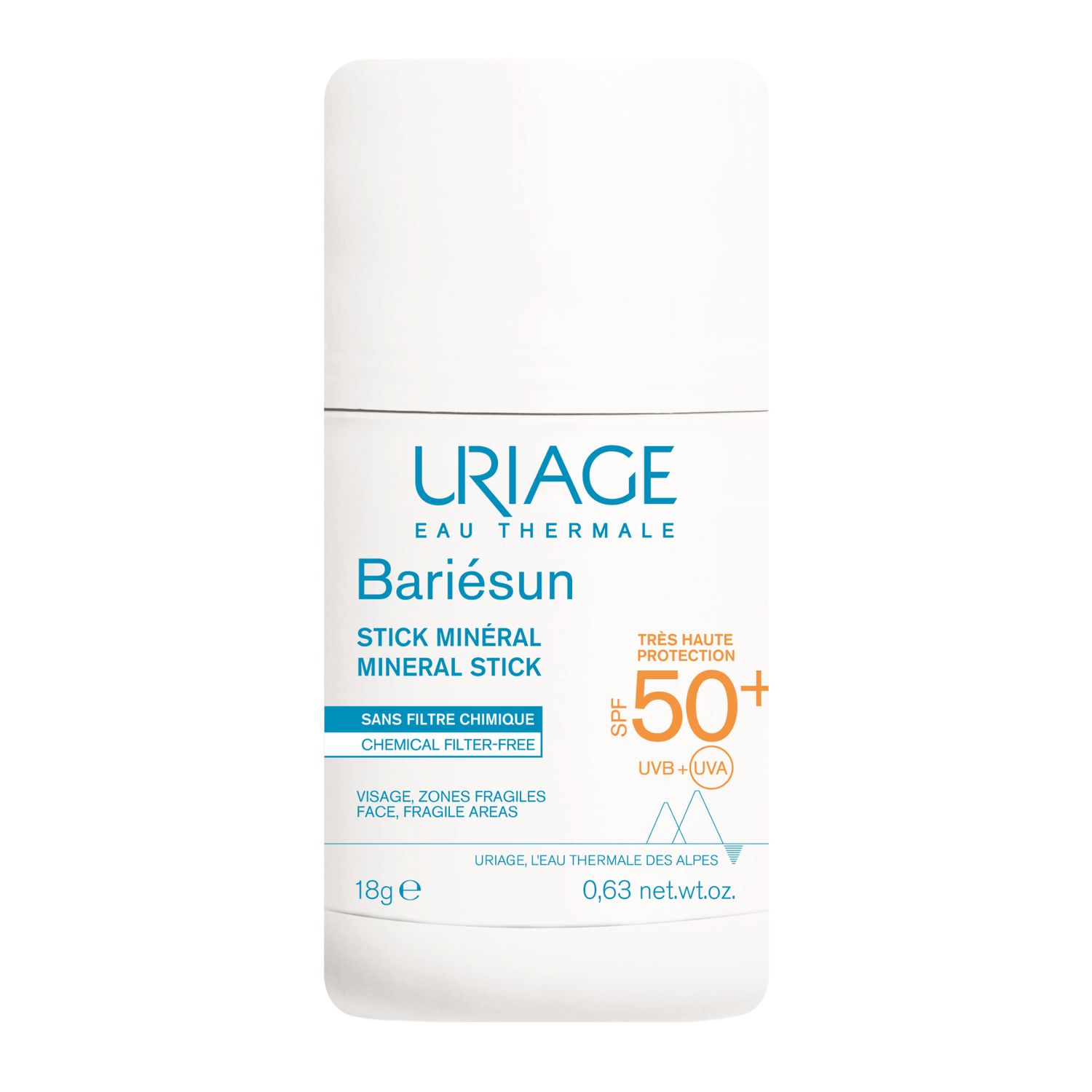 URIAGE BARIESUN FOTOPROTECTOR STICK MINERAL SPF 50+ 18 GRAMOS
