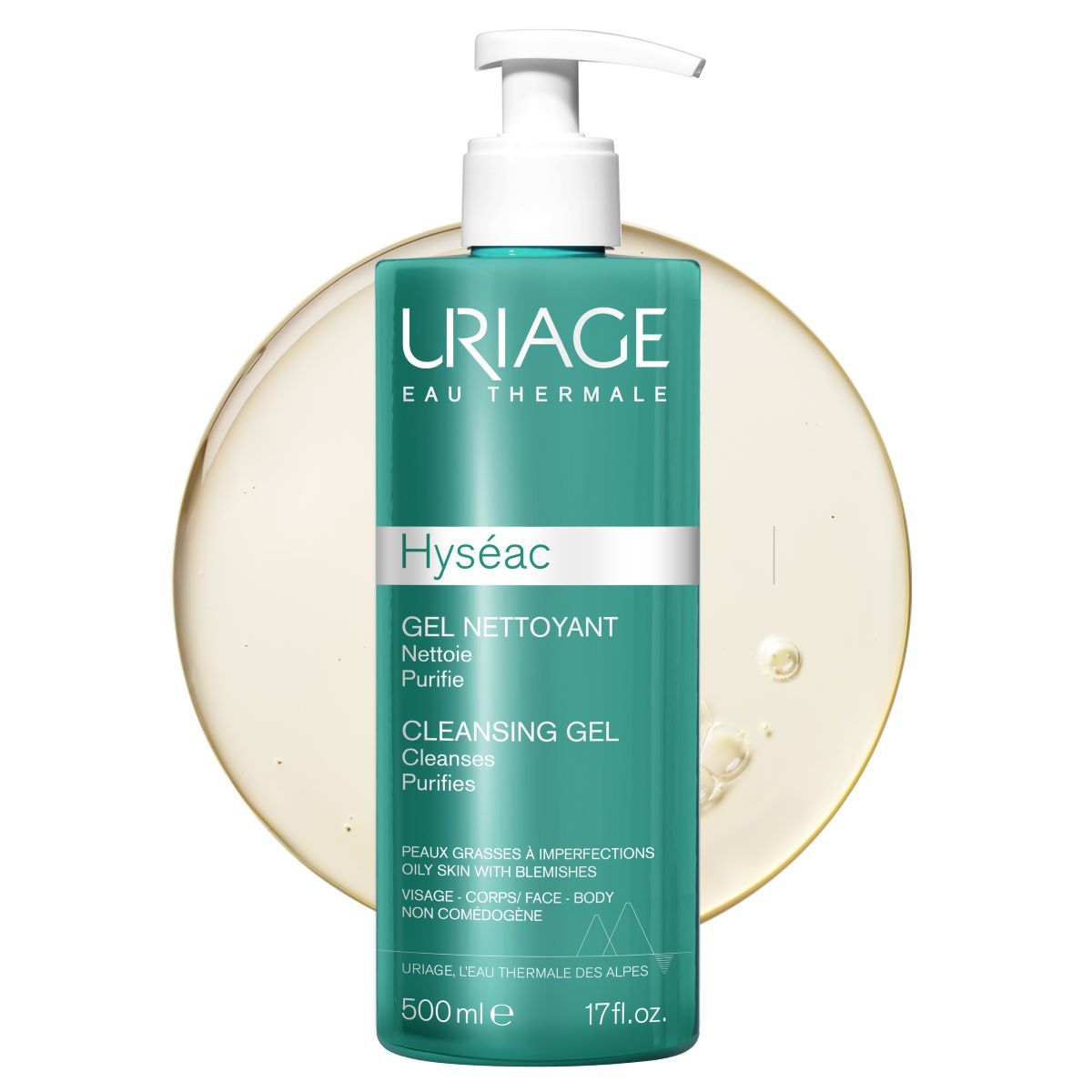 URIAGE HYSEAC GEL LIMPIADOR 500 ML