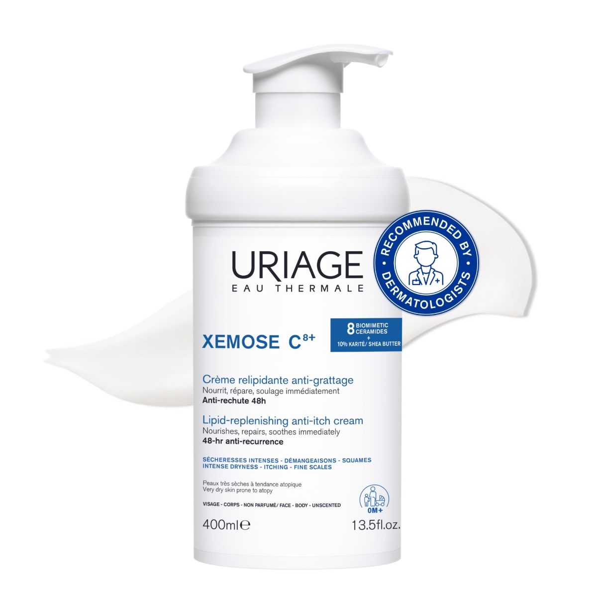 URIAGE XEMOSE CREMA EMOLIENTE 400 ML