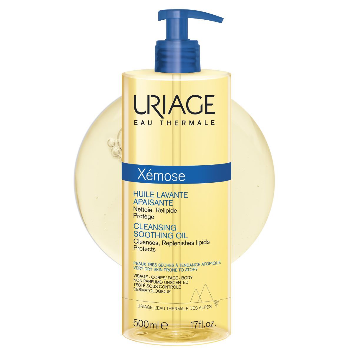 URIAGE XEMOSE ACEITE LIMPIADOR CALMANTE 500 ML
