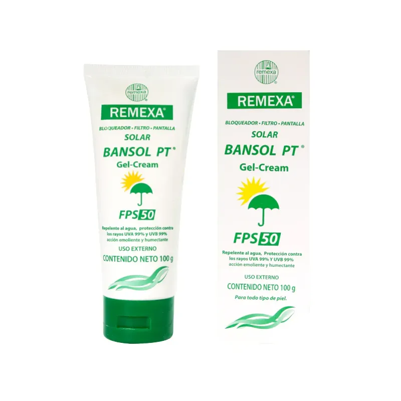 BAN-SOL PT GEL CREMA PROTECTOR SOLAR FPS 50 100 GRAMOS