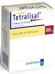 TETRALISAL 300 MG 20 CAPSULAS