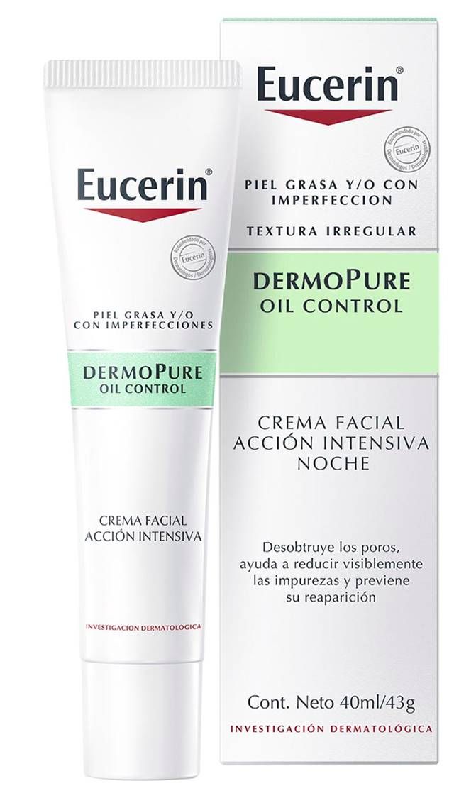 EUCERIN DERMOPURE OIL CONTROL CREMA FACIAL ACCIÓN INTENSIVA NOCHE 40 ML