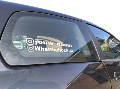 Instagram-Namensaufkleber