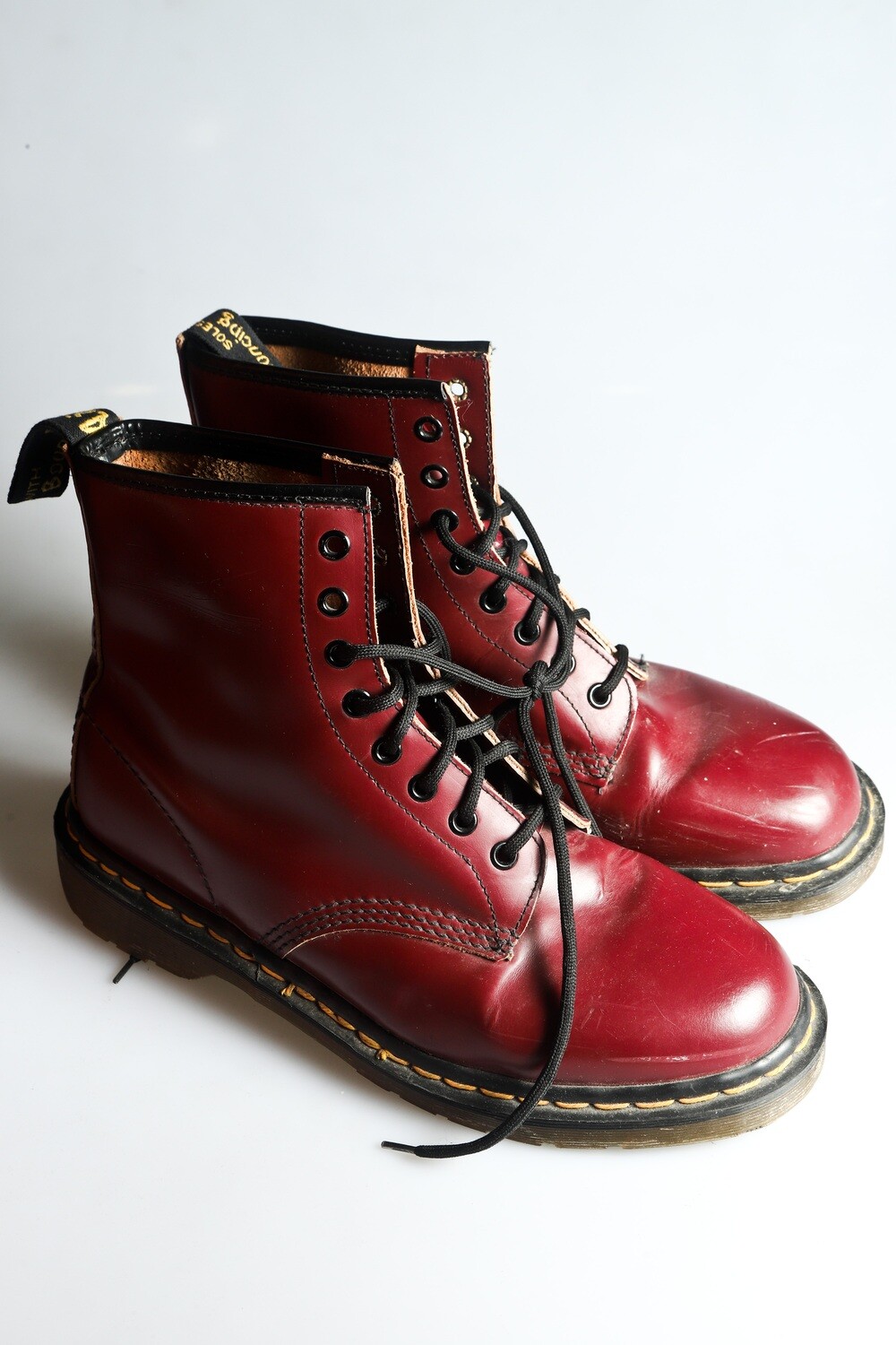 Dr. Martens Burgundy Red Boots