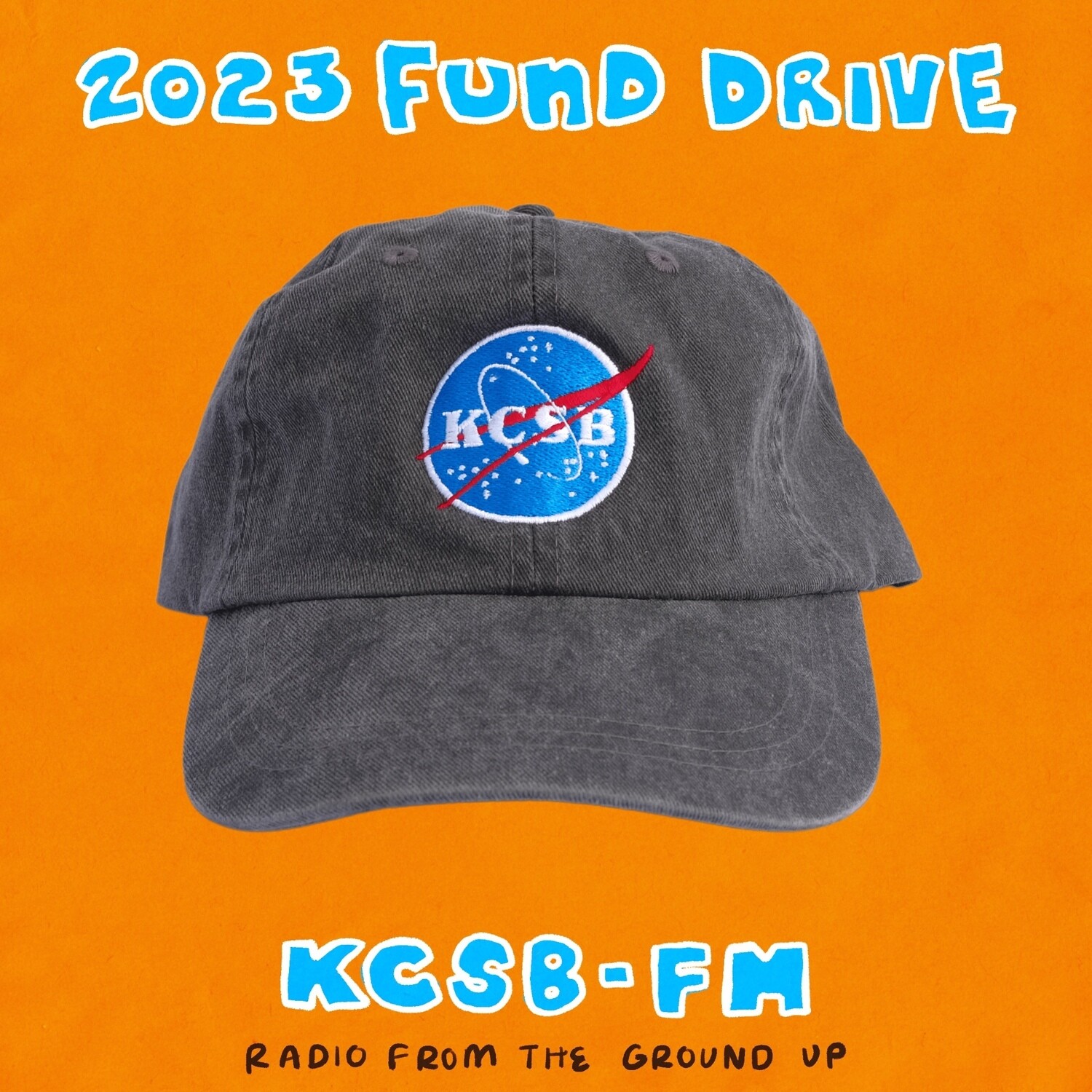 KCSB NASA Hat in Grey