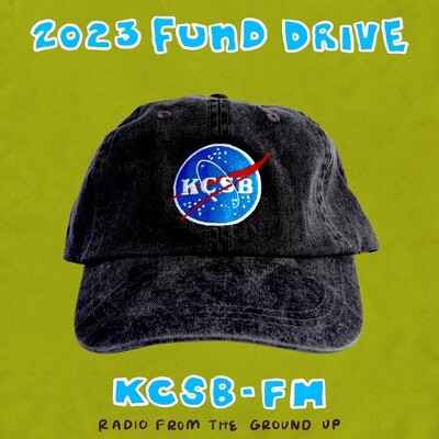 KCSB NASA Hat in Black