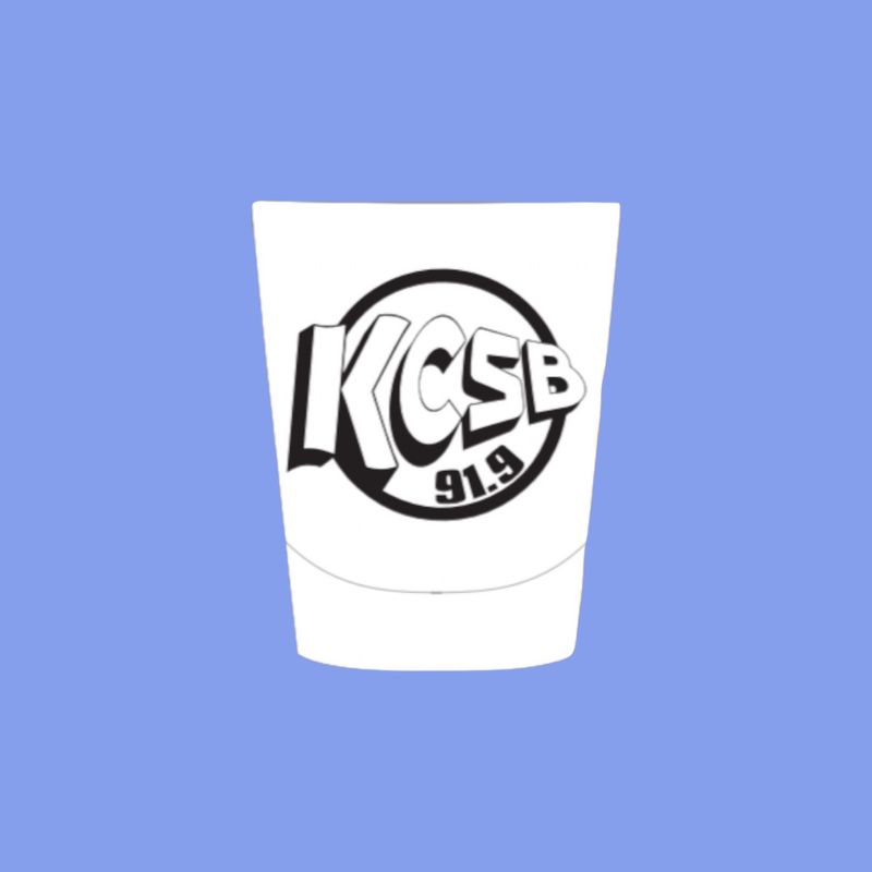 KCSB Shot Glass