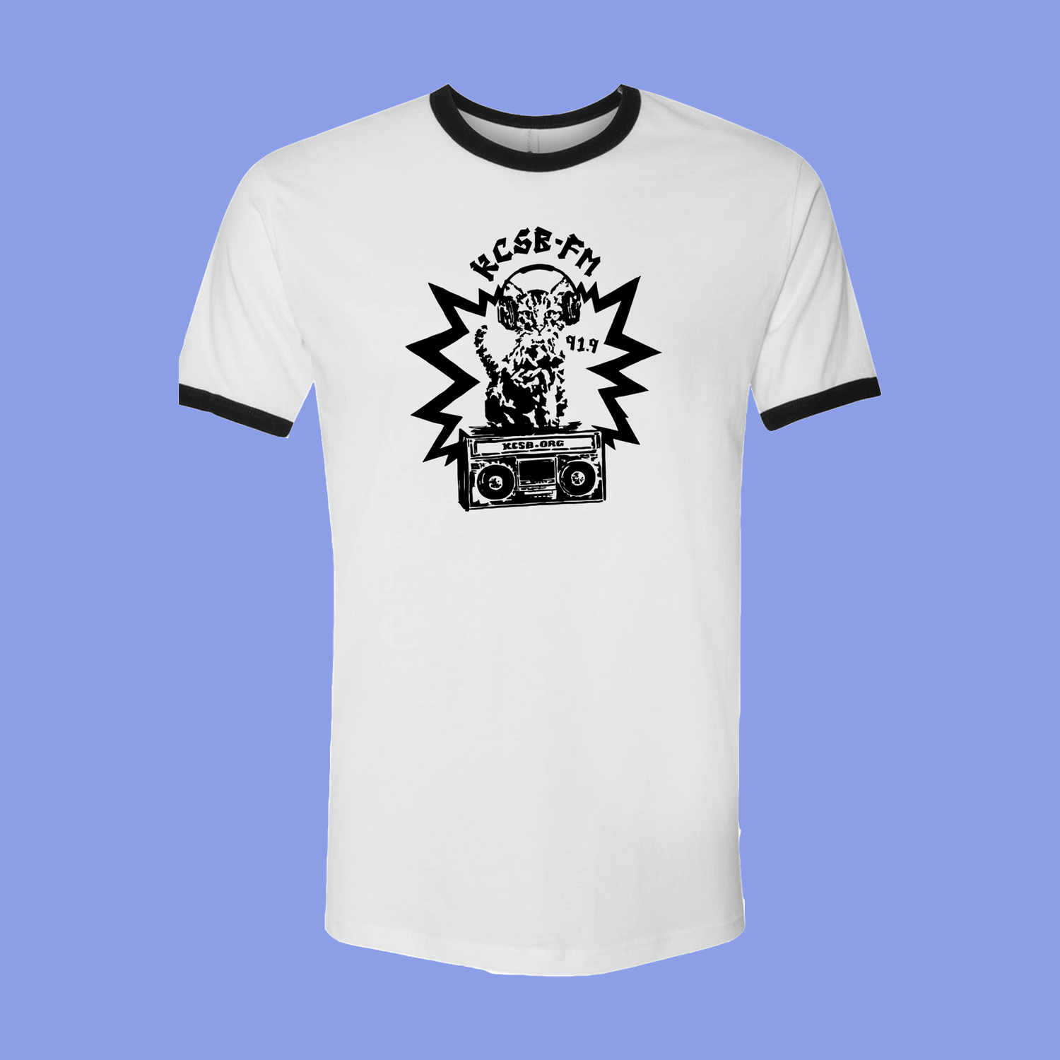 KCSB 2026 Cat Ringer Tee