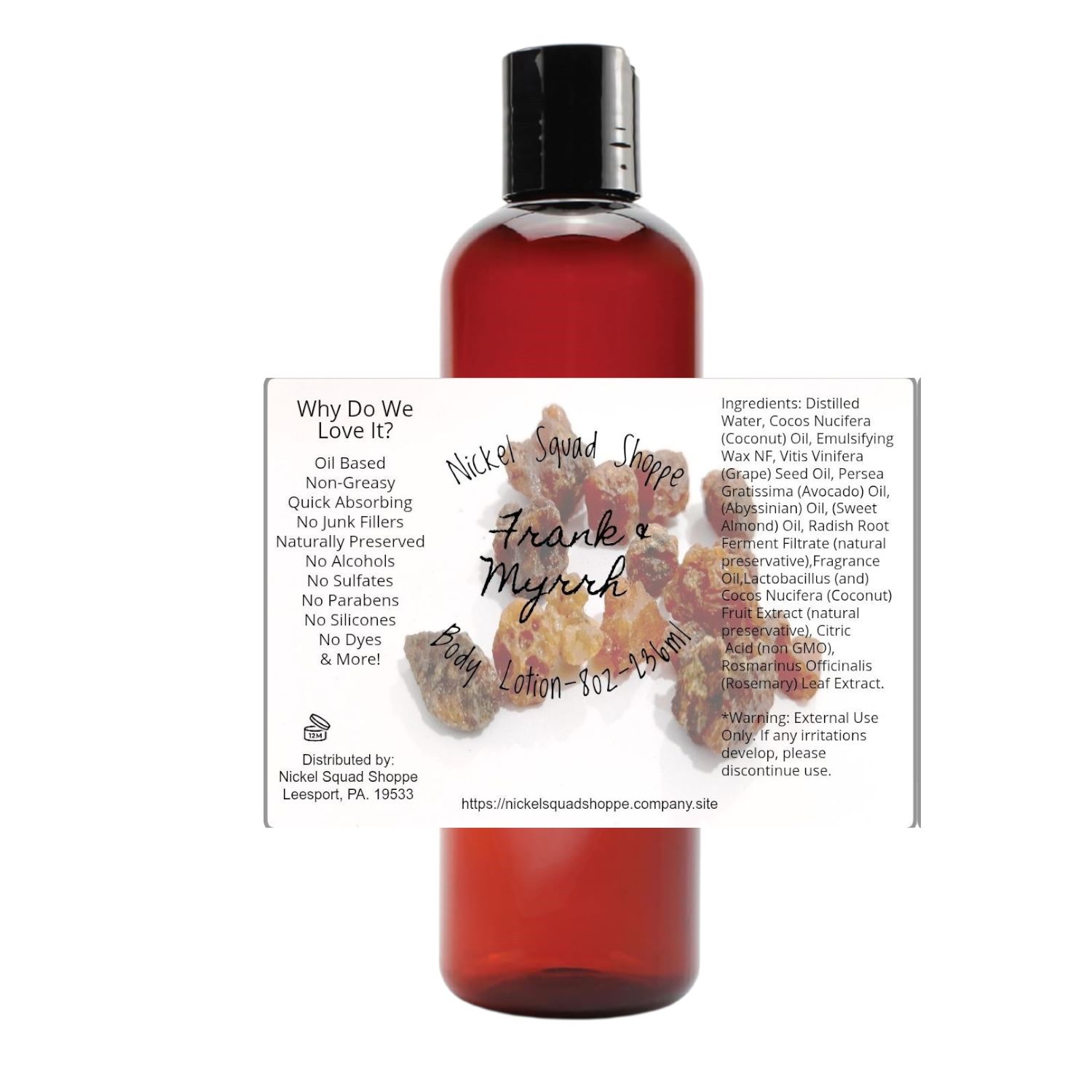 Frank &amp; Myrrh Lotion