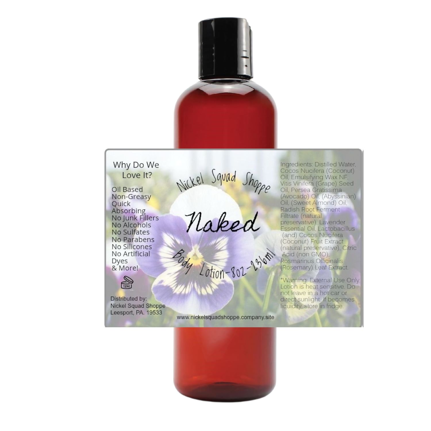 Unscented Body Lotion (Naked)