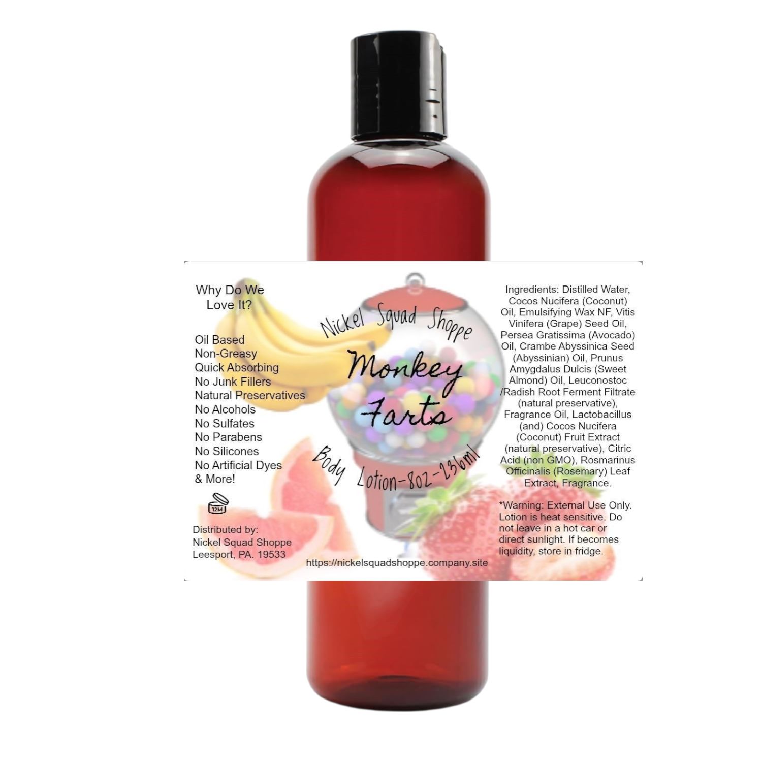 Monkey Farts Lotion