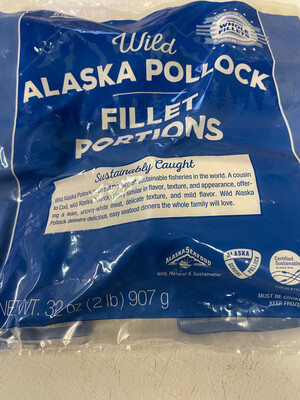 Alaskan Pollock Fillets (2lb bag)
**2 for 1 count!**