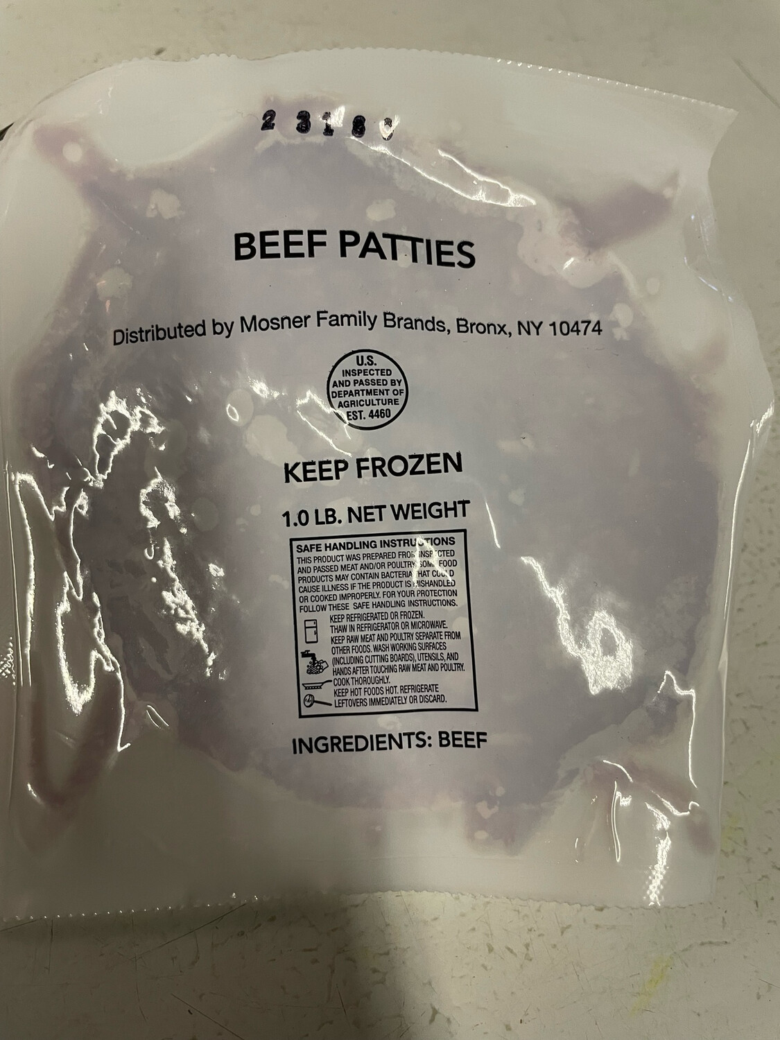 Beef Patties (*LIMIT 2 per household*)