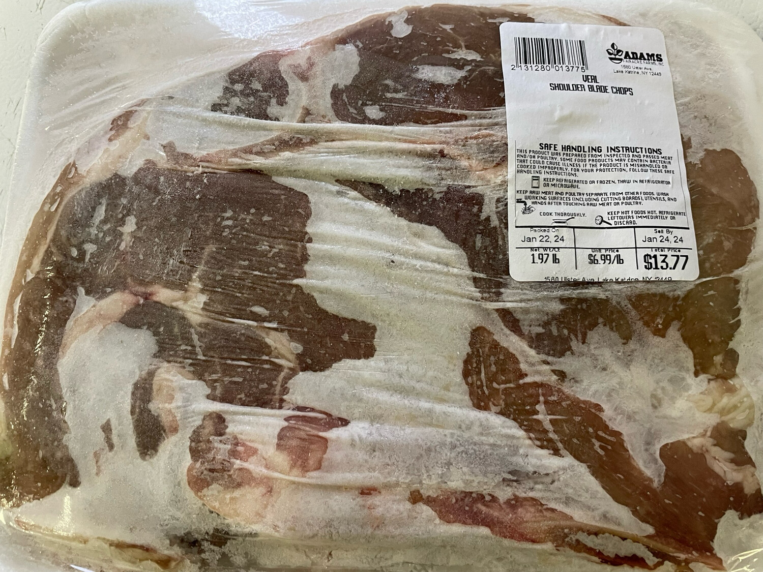 Veal Shoulder Blade Chop