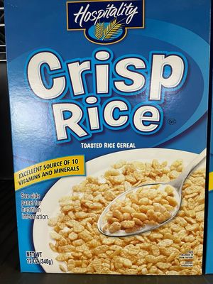 Breakfast Cereal (*LIMIT 1 cereal per household*)