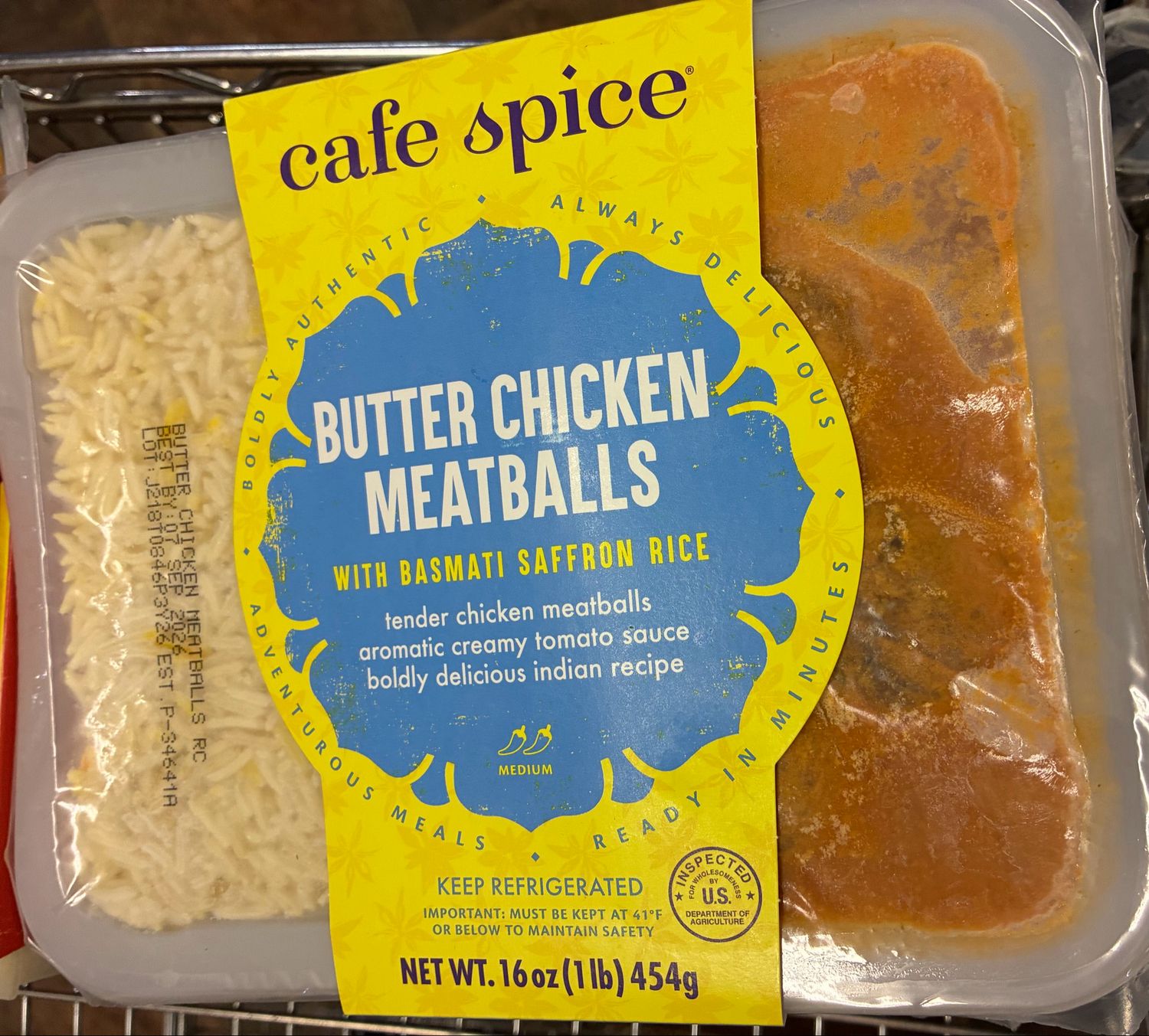 Prepared - Butter Chicken Meatballs (*LIMIT 1 per household*)