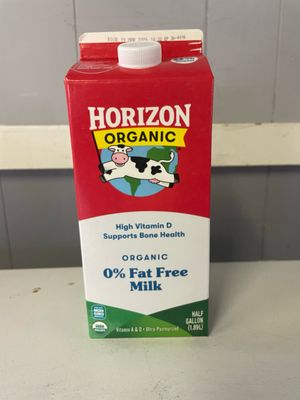 Half Gallon Milk (no Fat) (*LIMIT 1 per household*)