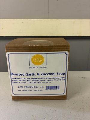 Prepared - Local Farm-made Soup - Roasted Garlic &amp; Zucchini (FREE! DO NOT COUNT!)
