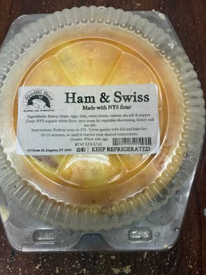 Prepared - Small Quiche (*LIMIT 1 per household*)
