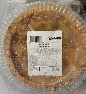 Prepared - Small Quiche (FREE! DO NOT COUNT!)
