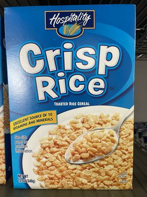 Breakfast Cereal (*LIMIT 1 cereal per household*)