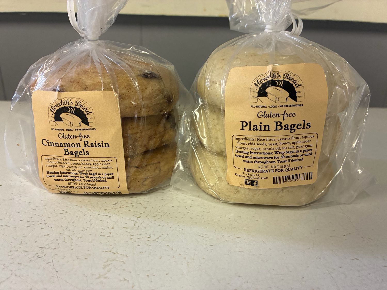 Gluten-FREE Bagels (*LIMIT 2 per household*) (FREE! DO NOT COUNT!)
