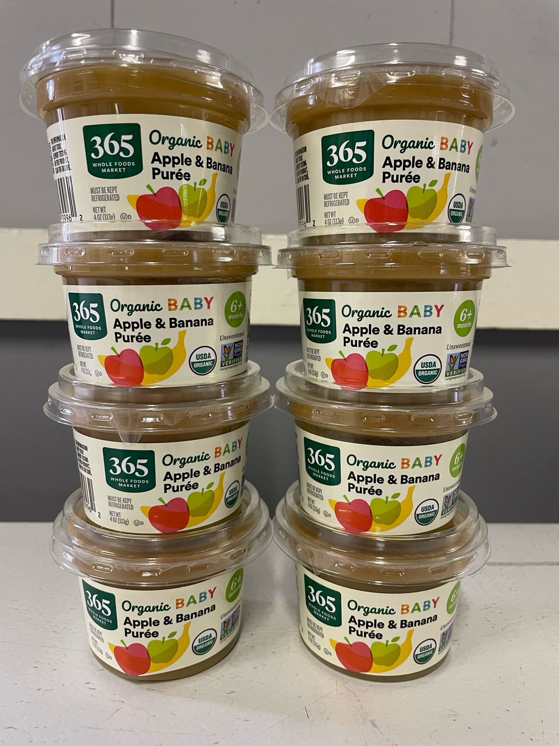 Apple &amp; Banana Puree (8pk)