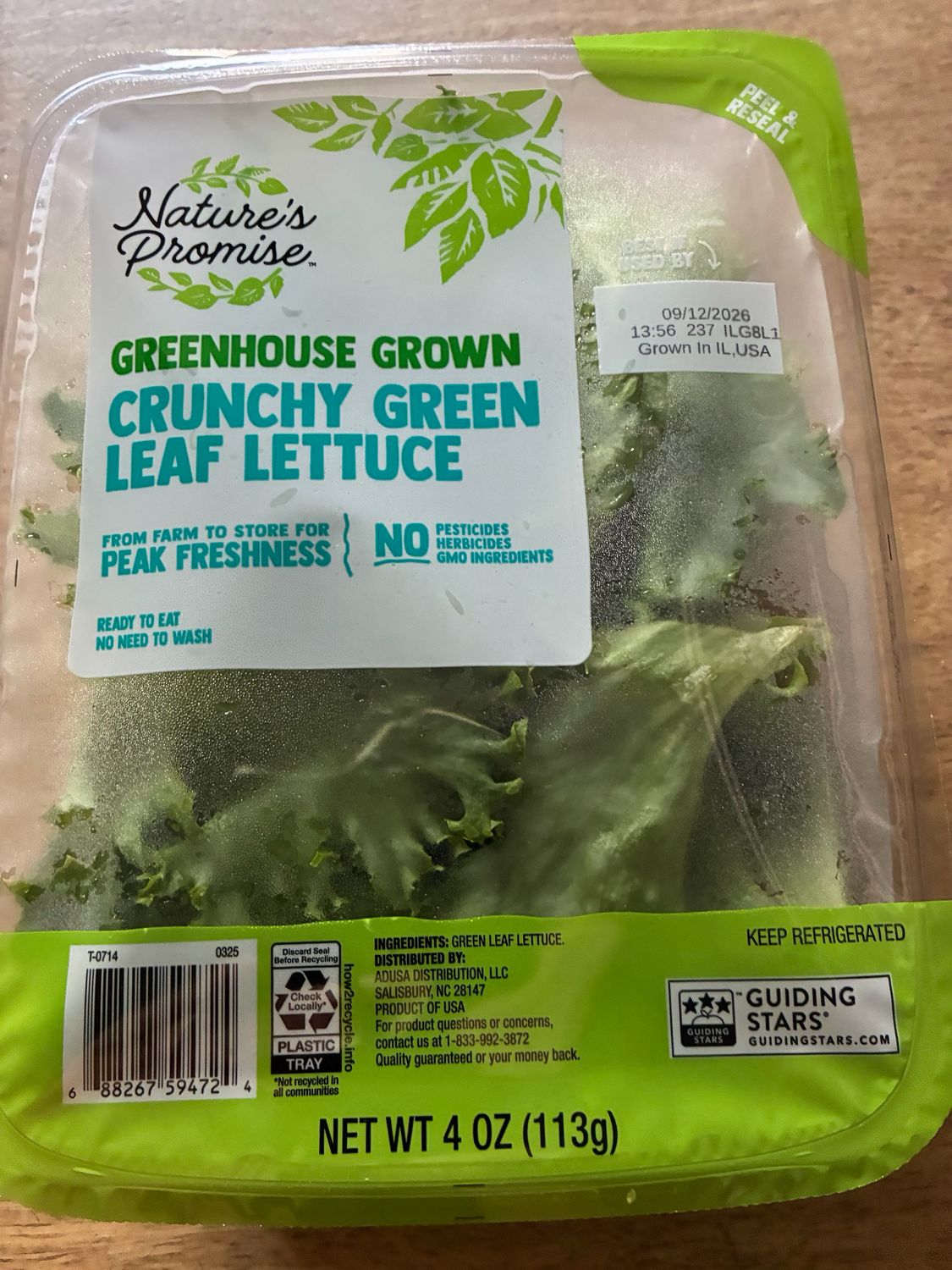 Green Leaf Lettuce (FREE! DO NOT COUNT!) (*LIMIT 1 per household*)