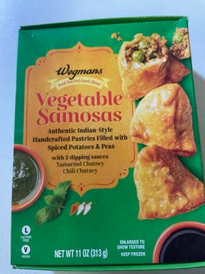 Vegetable Samosas (frozen) (*LIMIT 2 per household*)