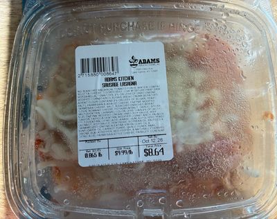 Prepared - Sausage Lasagna (*LIMIT 1 per household*)