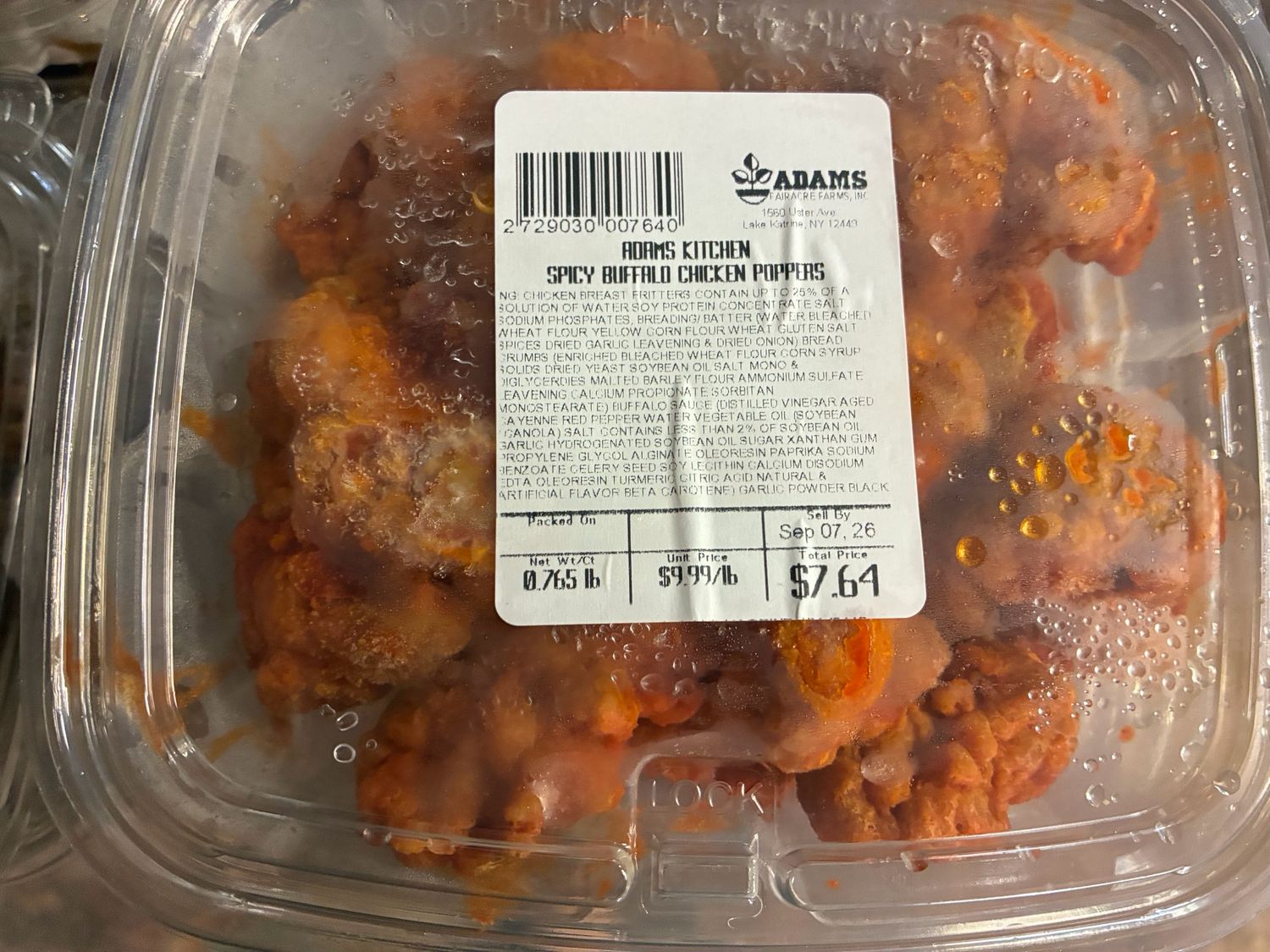 Prepared - Buffalo Chicken Poppers (*LIMIT 1 per household*)