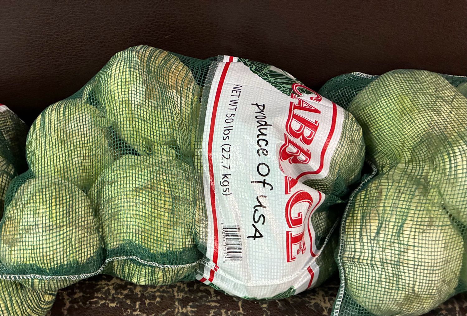 Green Cabbage (FREE! DO NOT COUNT!) (*LIMIT 1 per household*)