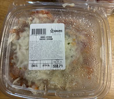 Prepared - Sausage Lasagna