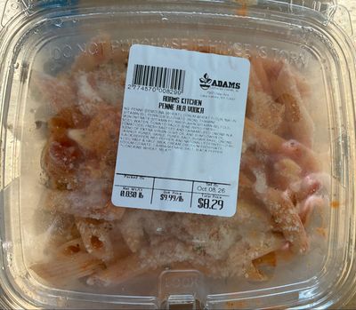 Prepared - Penne Ala vodka (*LIMIT 1 per household*)