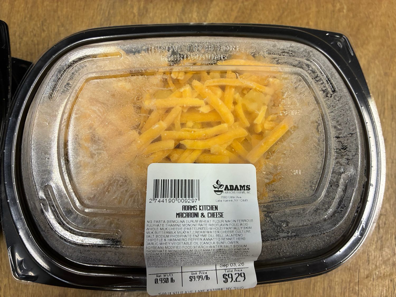 Prepared - Mac-n-Cheese (*LIMIT 1 per household*)