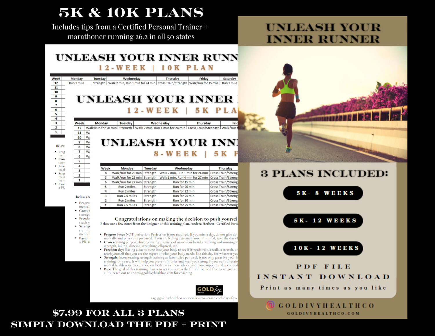 Unleash Your Inner Runner Training Plans