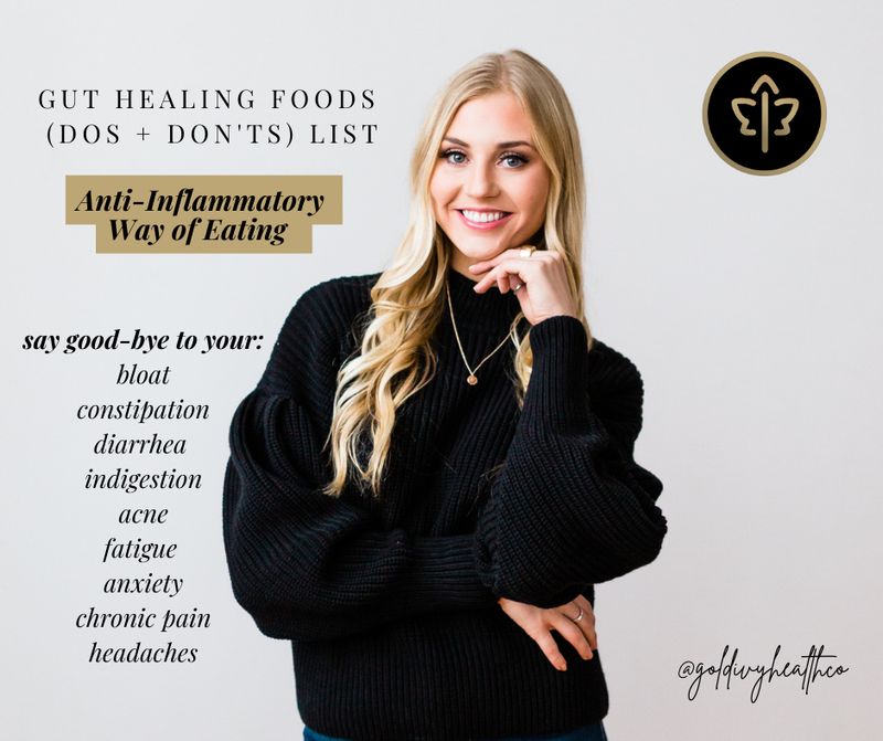 Gut Healing Foods (Dos + Don'ts) List