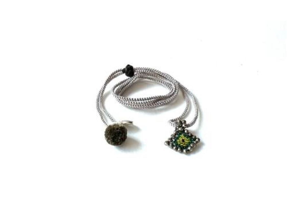 Collar Ojo Piedras Mini