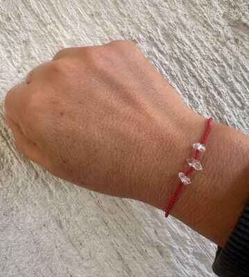 Pulsera con 3 cuarzos