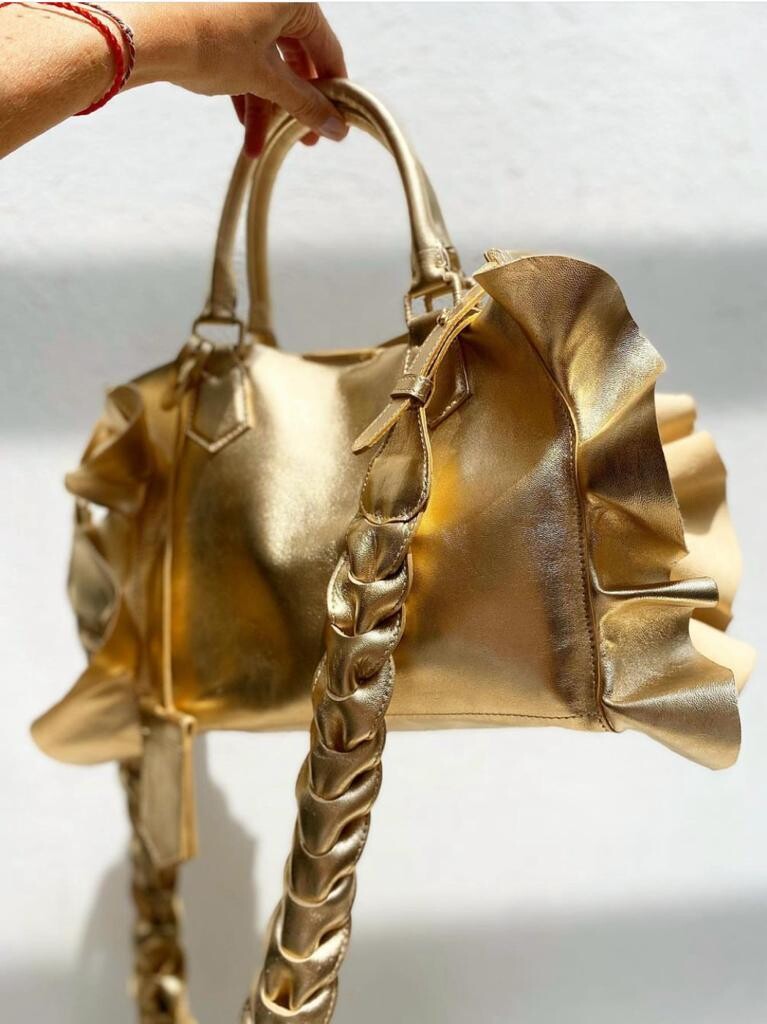 Bolsa Ilka XL dorada
