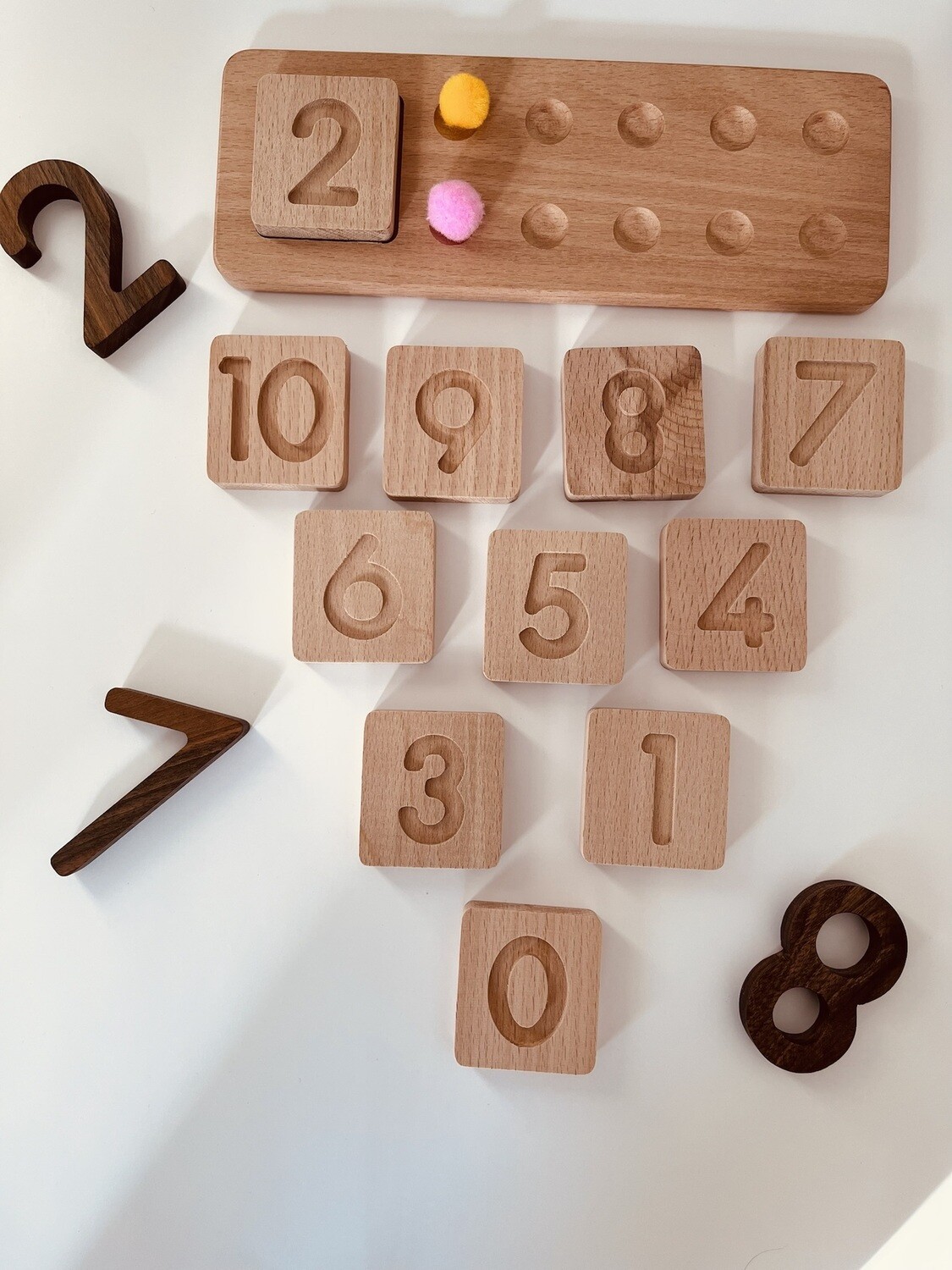 Number Tray with 0-10 Numbers