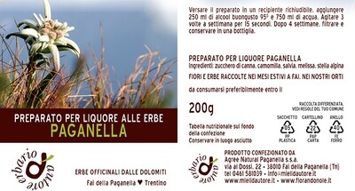 Preparato per liquore PAGANELLA