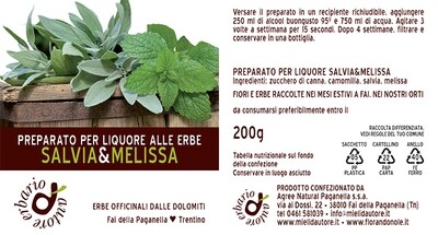 Preparato per liquore SALVIA&amp;MELISSA