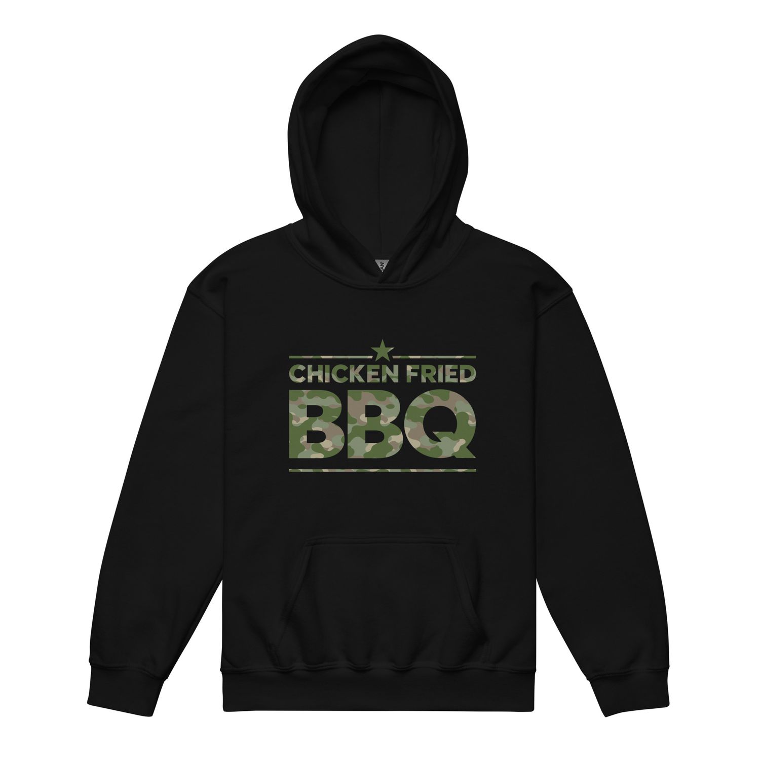 CFBBQ Camo Youth Hoodie